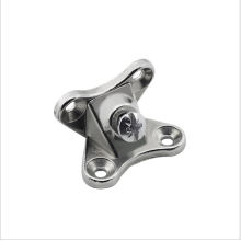 Zinc alloy butterfly hinges nickle plate butterfly connector for wardrobe